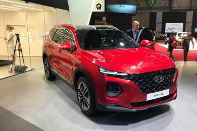 日內瓦車展：實拍現(xiàn)代全新格越，追求實用性的SUV
